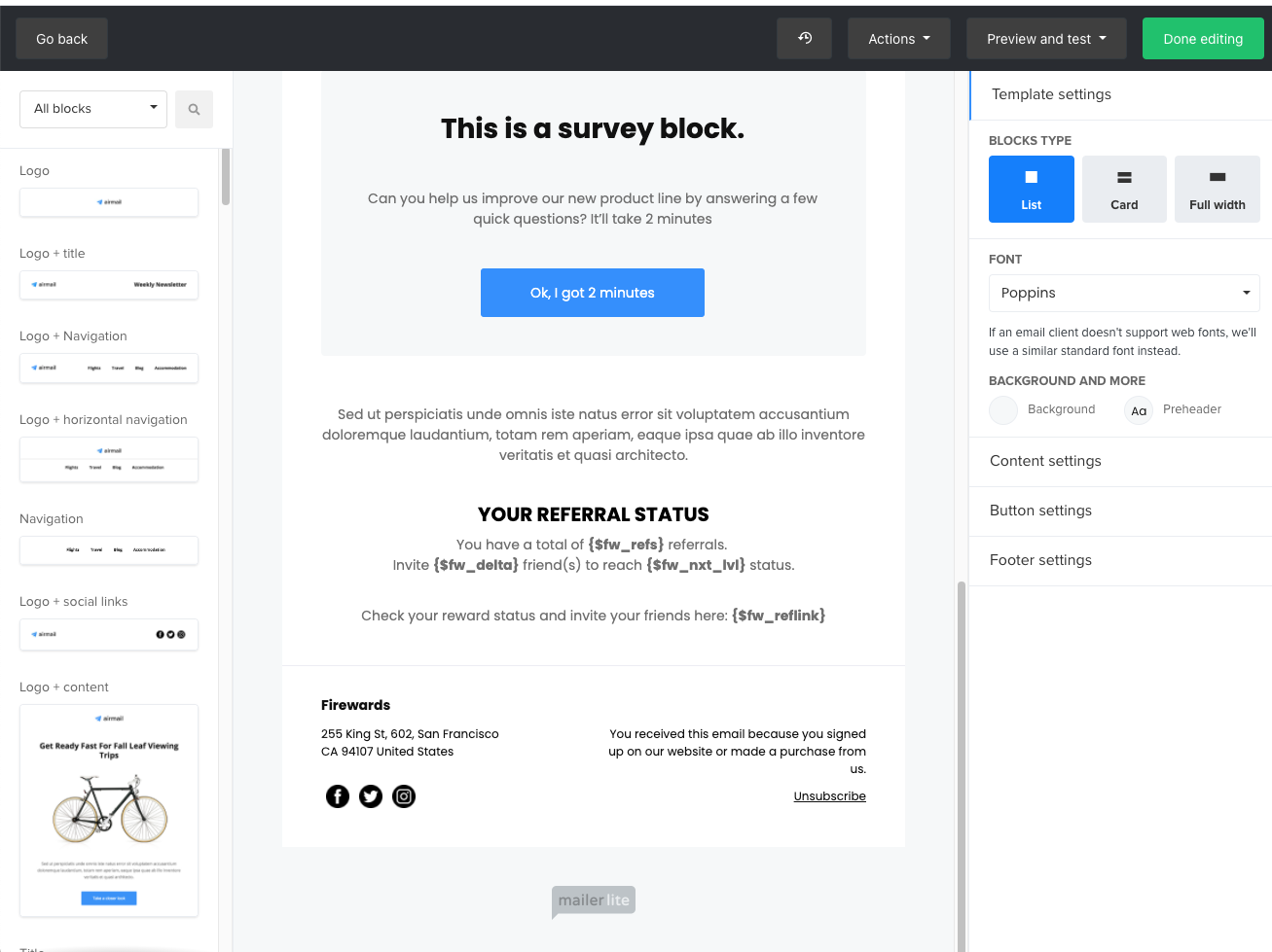 How to Invite Customers to Fill Out an Email Survey - MailerLite